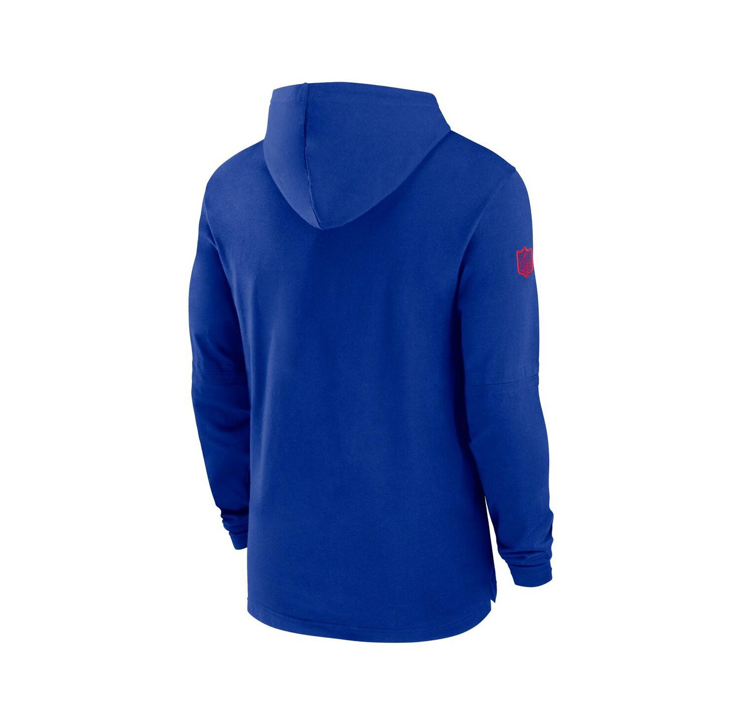 Men's Royal Buffalo Bills Sideline Hoodie Performance Long Sleeve T-Shirt