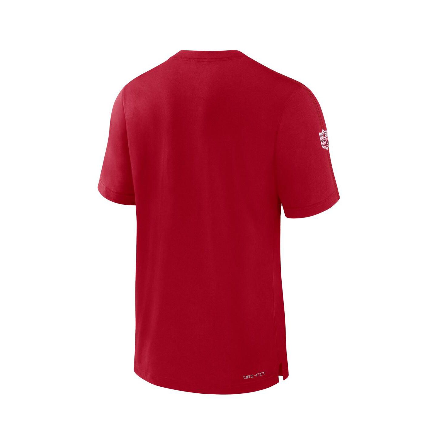 Мужская футболка Nike Red Tampa Bay Buccaneers Sideline Player Performance — фото 2