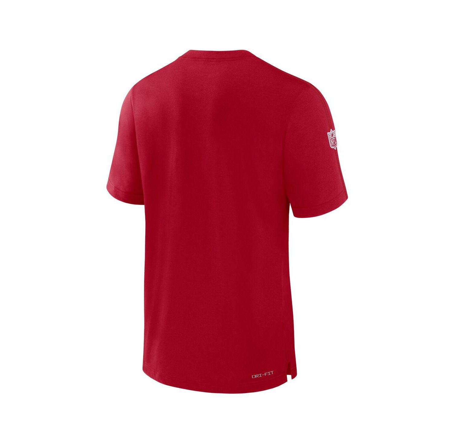 Men's Red Tampa Bay Buccaneers Sideline Player Performance T-Shirt