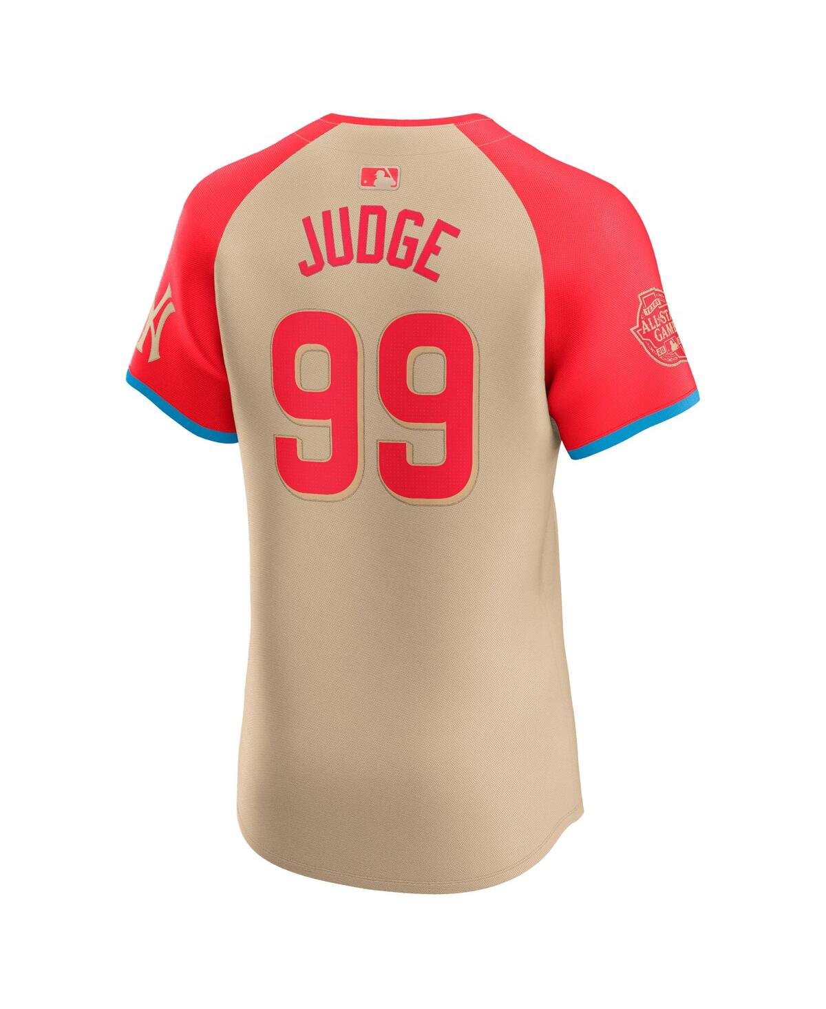 Nike Men's Aaron JudgeAmerican League 2024 Mlb All-Star Game Elite Player Jersey - Cream