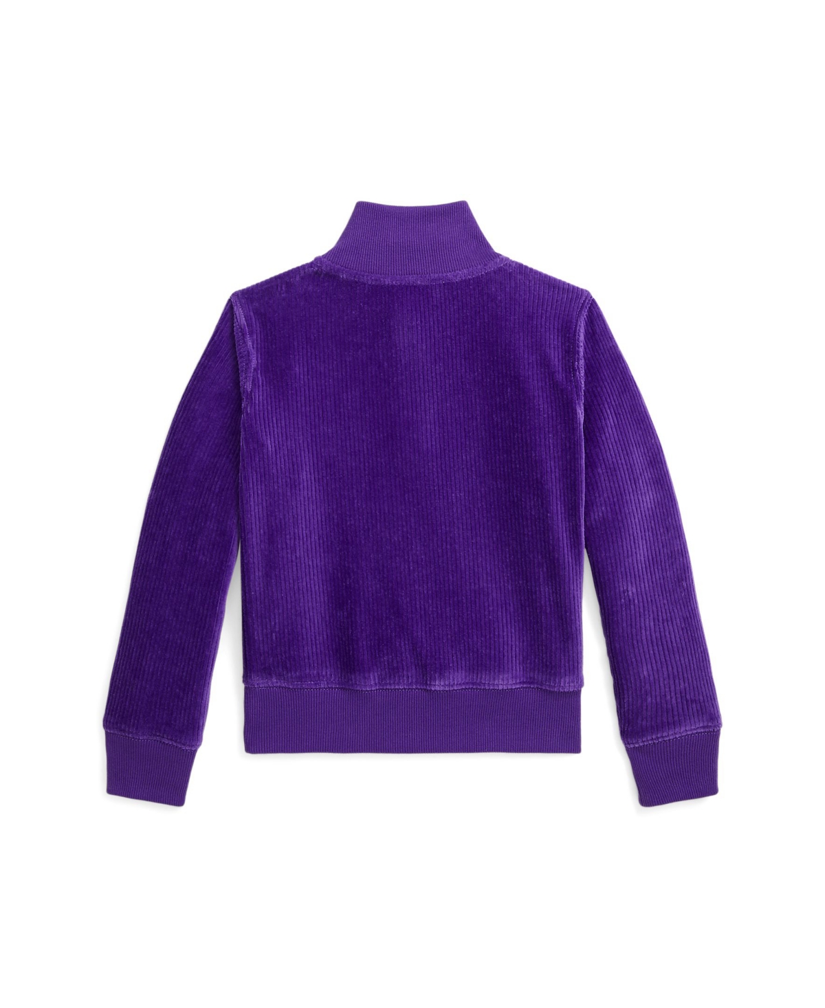 Polo Ralph Lauren Toddler And Little Girls Corduroy Pullover - Opulent Purple With Multi