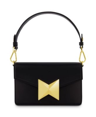 Classic Leather Gold Plated Hardware Shoulder Bag