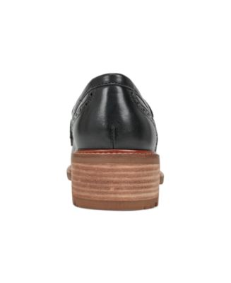 Women's Lindy Block Heel Slip-On Penny Loafers