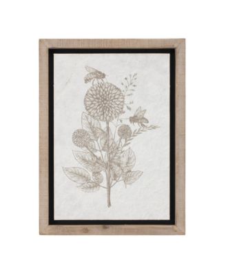 Framed Garden Print for Charming Wall Art and Home Decor (Set of 3)