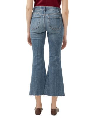 Women's Kait Mid Rise Kick Flare Leg Jeans