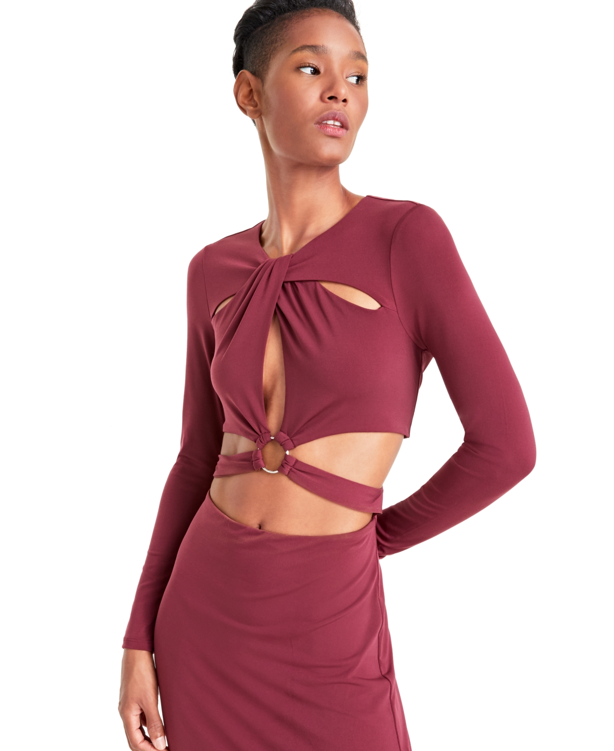 Guess Women's Alyce Waist-Cutout Maxi Dress