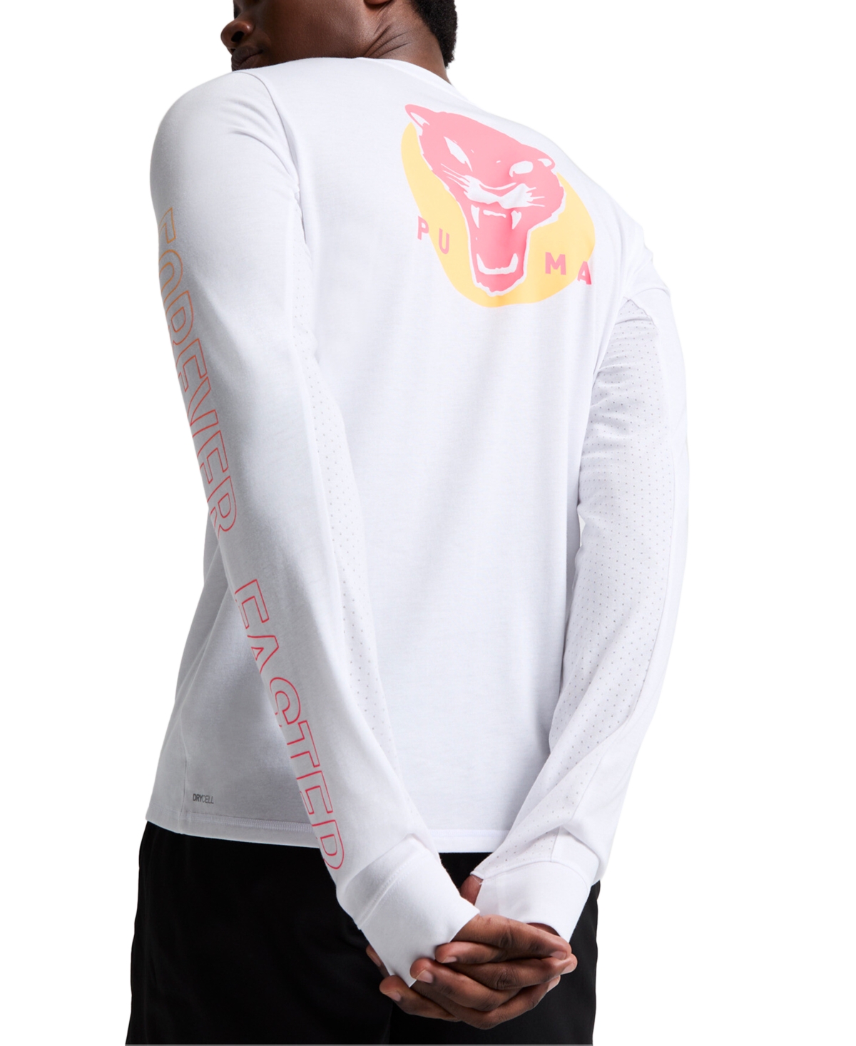 Puma Men's Run Favorites Lead the Pack Long-Sleeve Sport Shirt