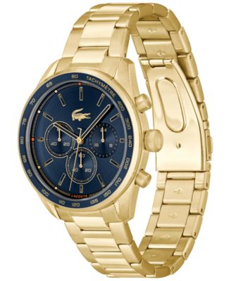 Men's Boston Ionic Plated Thin Gold Steel Watch 42mm