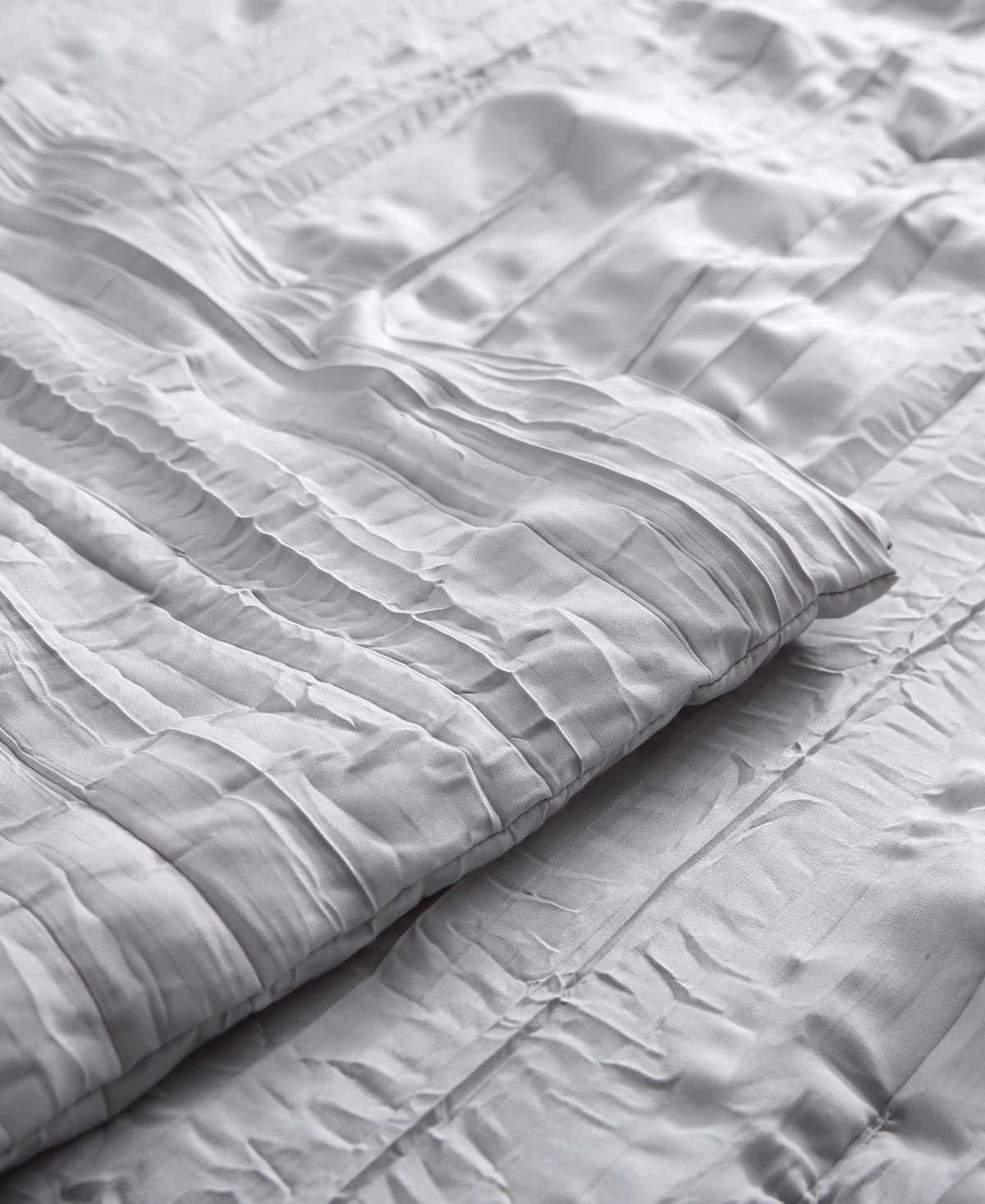 St. James Home St James Home Crinkled Down Alternative Comforter, Full/queen In Gray