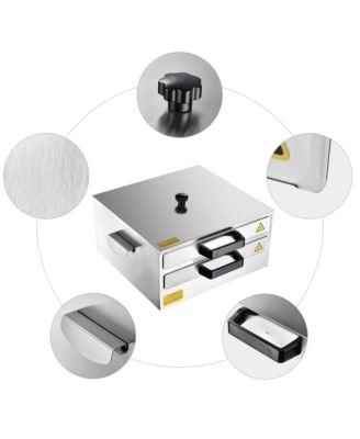 WeChef 2 Layer Rice Noodle Roll Steamer Machine Stainless Steel Extra Tray Cheung Fun