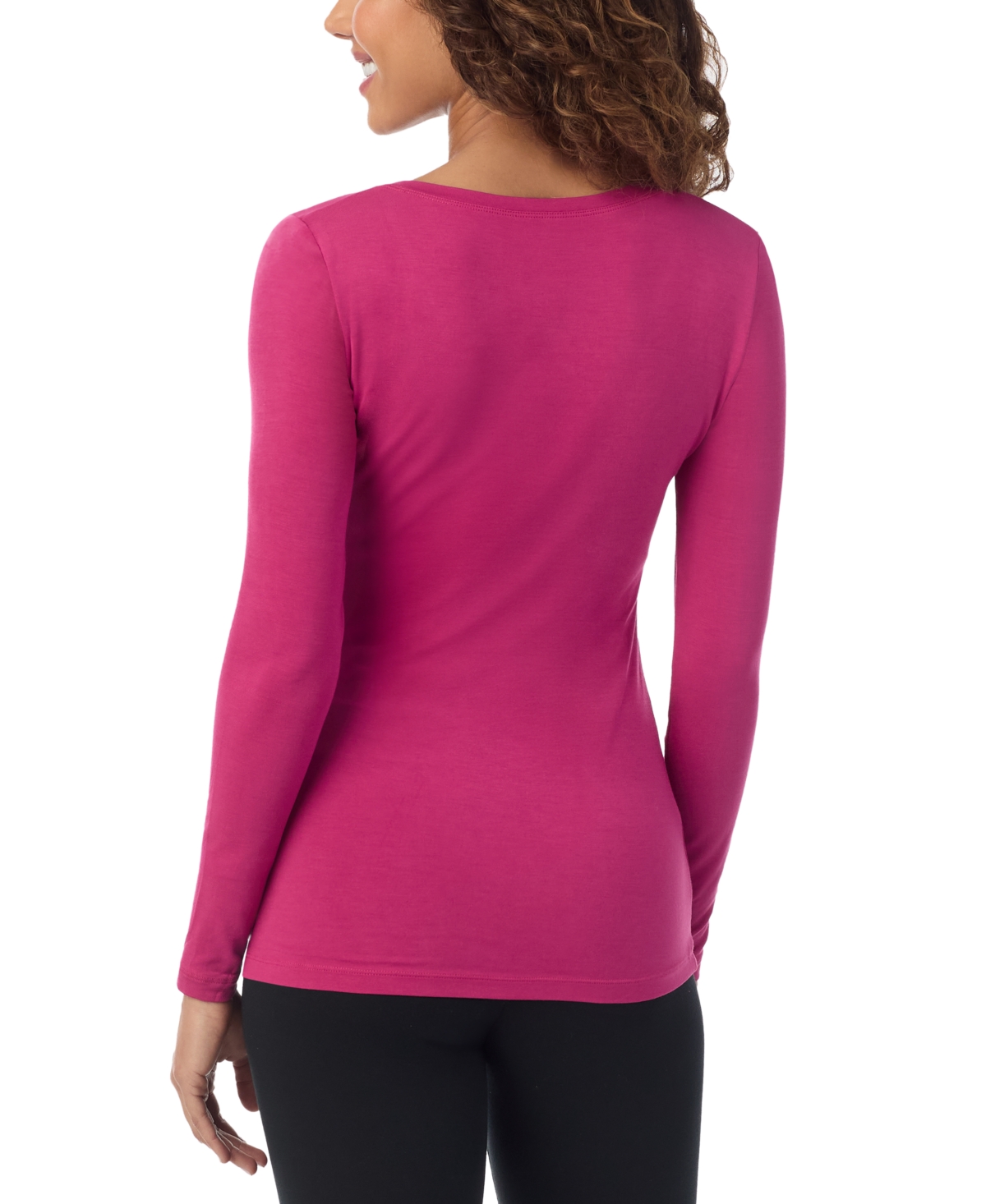Cuddl Duds Women's Softwear Stretch V-Neck Top