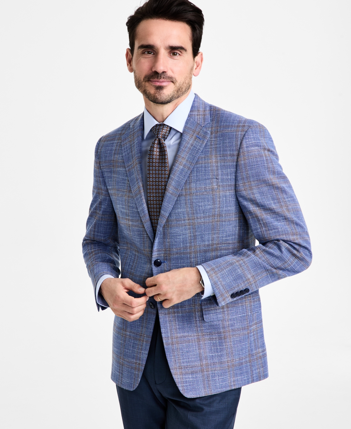 Michael Kors Men's Classic-fit Sport Coat In Blue