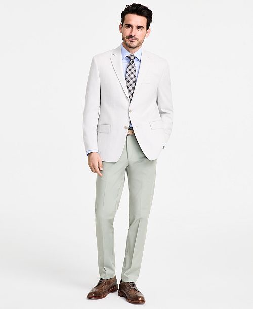 alfani Michael Kors Men's Classic-Fit Herringbone Sport Coat Men's Fashion & Accessories