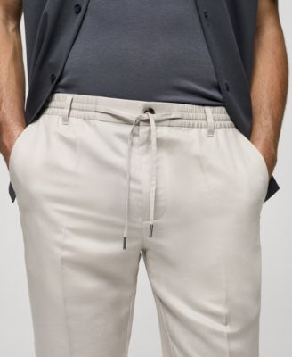 Men's Linen Drawstring Pants