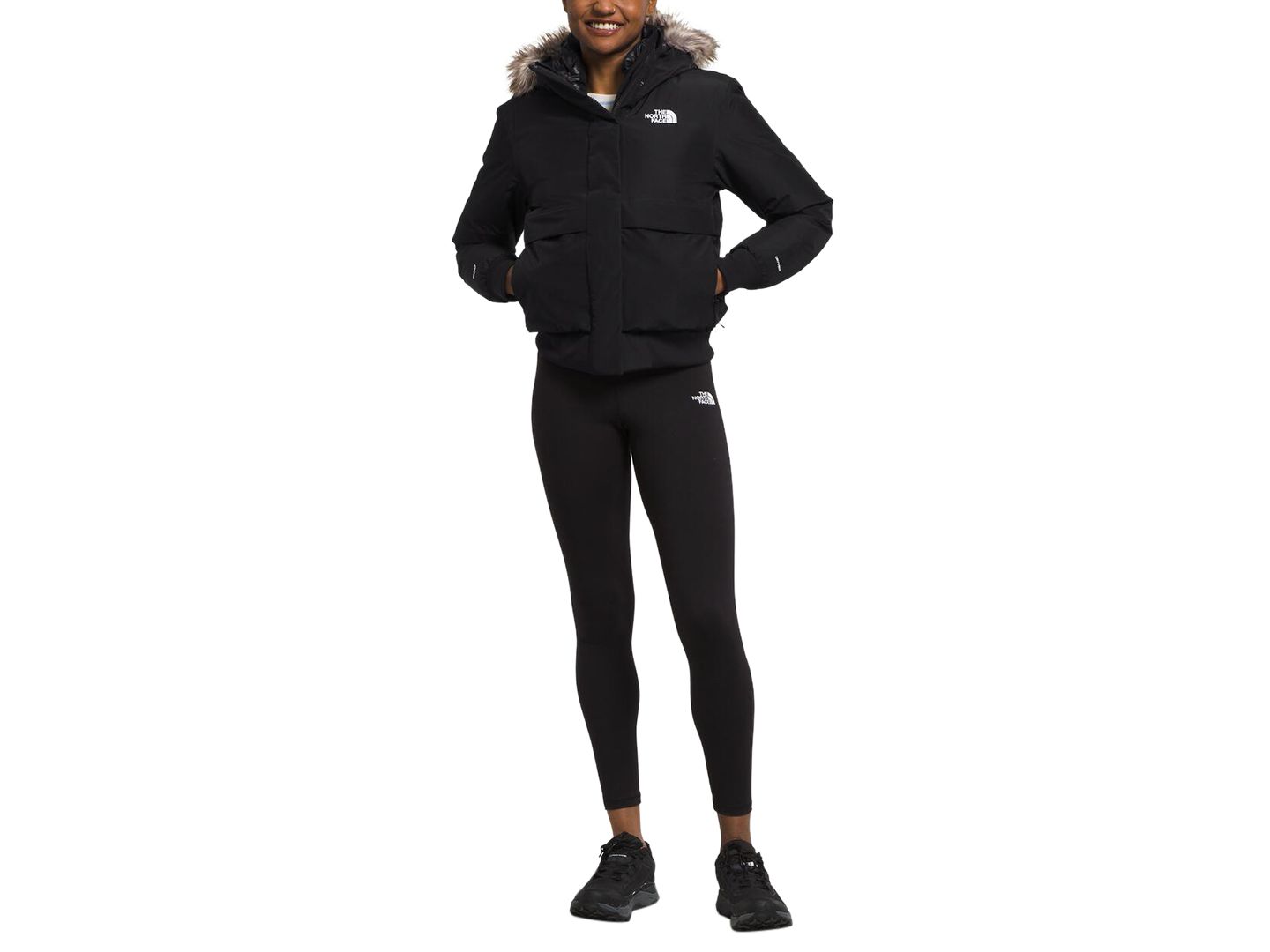 Женская куртка The North Face Arctic Bomber, цвет: Чёрный — фото 2