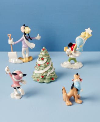 Disney Winter Fun 5 Piece Figurine Set