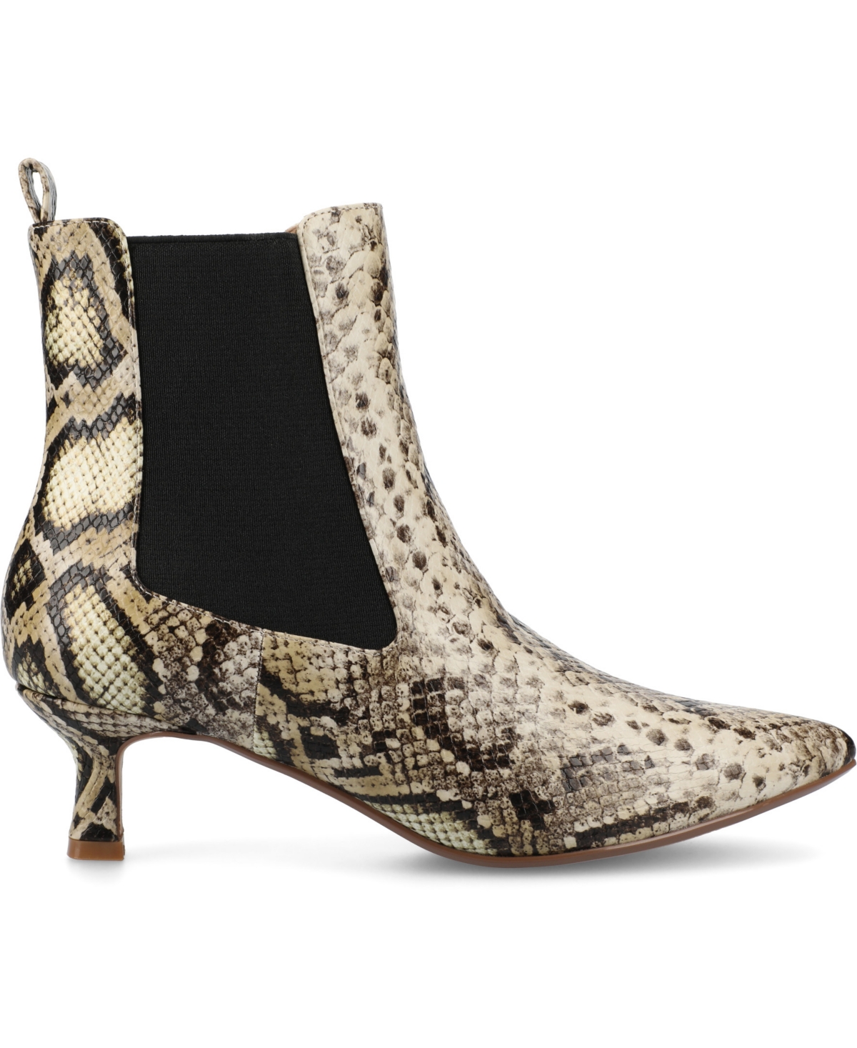 JOURNEE COLLECTION WOMEN'S TENLEE POINTED TOE KITTEN HEEL DRESS BOOTIES 