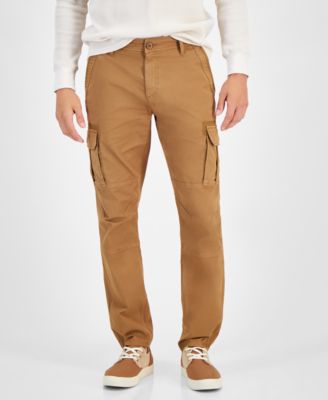 Men's Garment-dyed Straight-Fit Morrison Tapered Cargo Pants