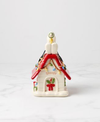 Snoopy & Woodstock Figural Covered Candy Jar