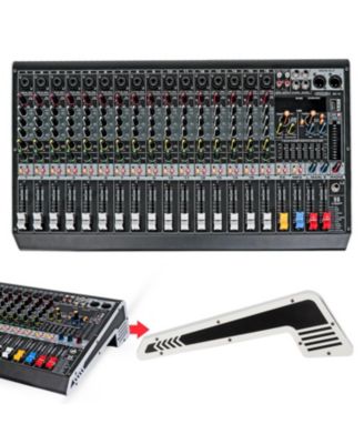 Audio Mixer 16 Channel DJ Mixing Board Bluetooth USB Analog Professional Mezclador De Audio