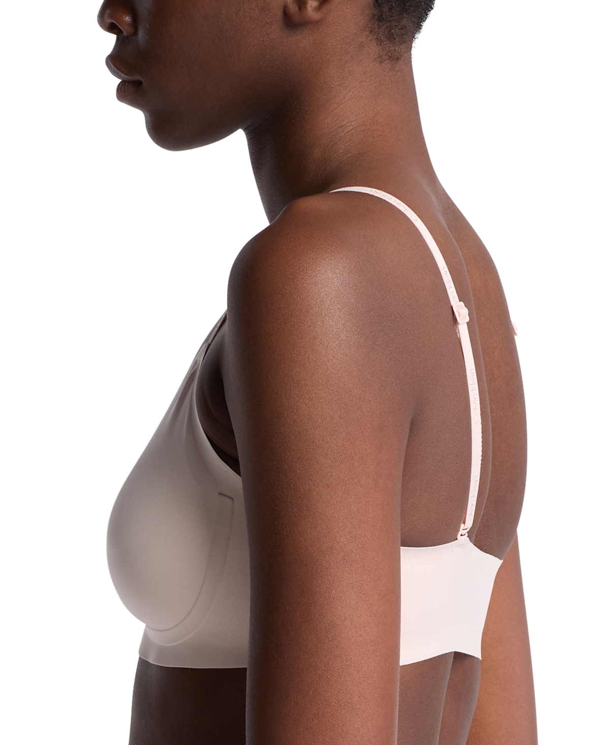 Calvin Klein Women's Invisibles Gel Wire Lightly Lined Bralette Qf7142 In Nymphs