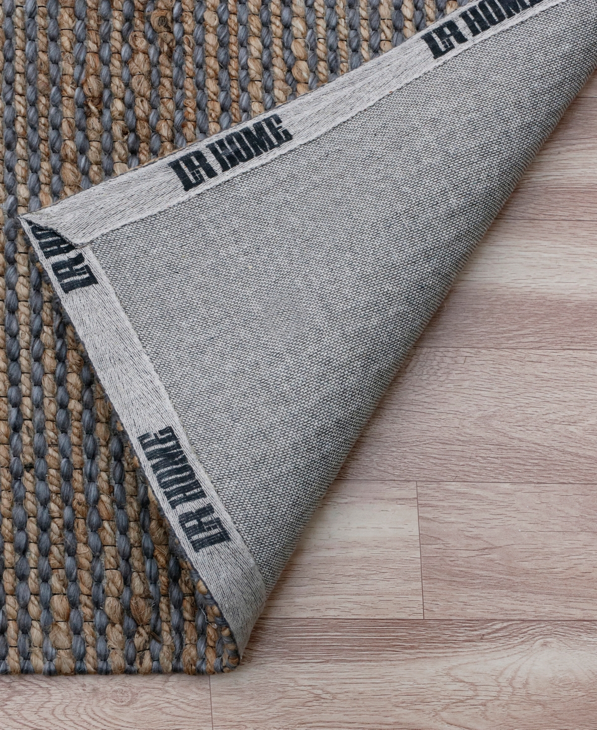 Lr Home Savannah Rondn-03421 2'x3' Area Rug In Slate Tan