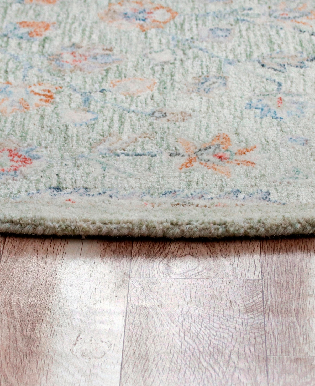 Lr Home Vintage Vinta-81922 8'6''x8'6'' Round Area Rug In Sage