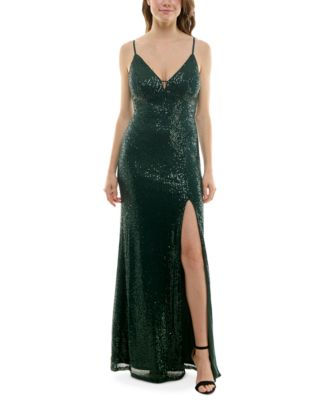 Speechless - Juniors' Sequined Mermaid Gown