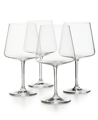 The Cellar Flur Collection 23.3-oz. Red Wine Glasses, Set of 4, Exclusively at Macy’s - Macy's