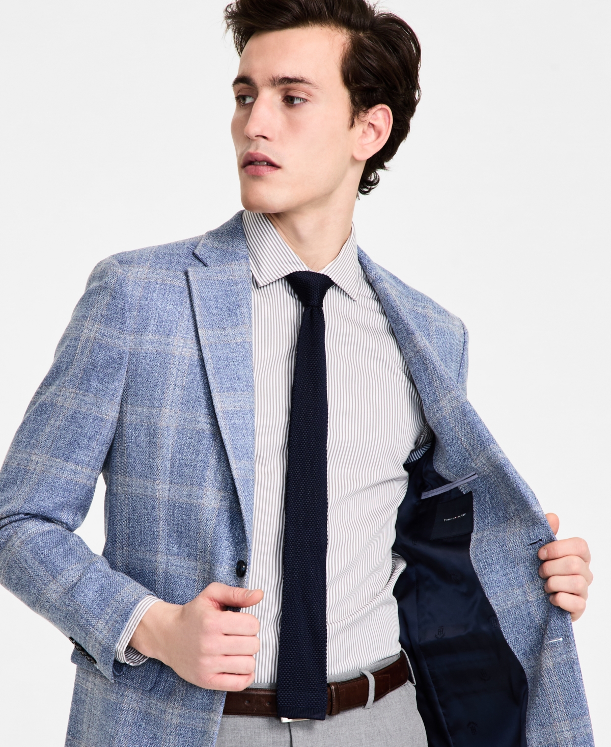 Tommy Hilfiger Men's Modern-fit Sport Coat In Light Blue