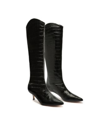 Women's Maryana Low Stiletto Knee High Heel Boots