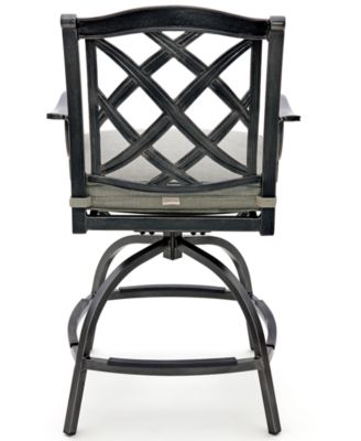Wythburn Outdoor Firepit Bar Height Bar Stool, Created for Macy's