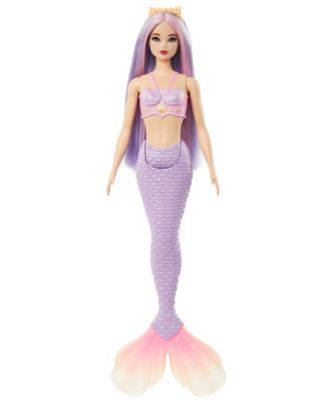 Barbie Mermaid Dolls with Colorful Hair, Tails and Headband Accessories