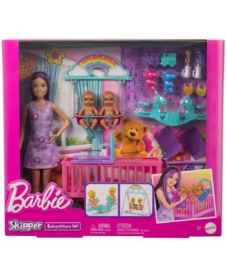 Barbie Skipper Babysitter Doll with Twin Nursery Playset