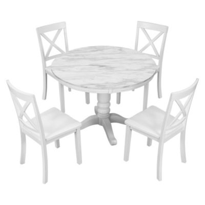 5-Piece Solid Wood Dining Set