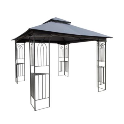 Streamdale 10x10 Patio Gazebo Canopy with Mosquito Net