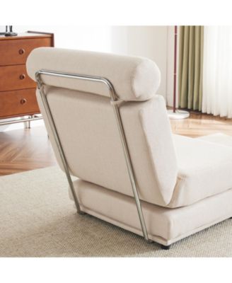  Foldable Sofa Bed with Pillow, Portable, Breathable Linen