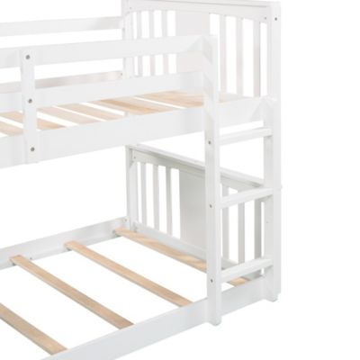 Streamdale Twin Over Twin Bunk Bed With Ladder