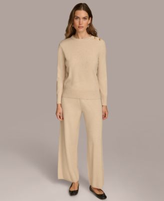 Donna Karan New York Cashmere Blend Sweater & Pants