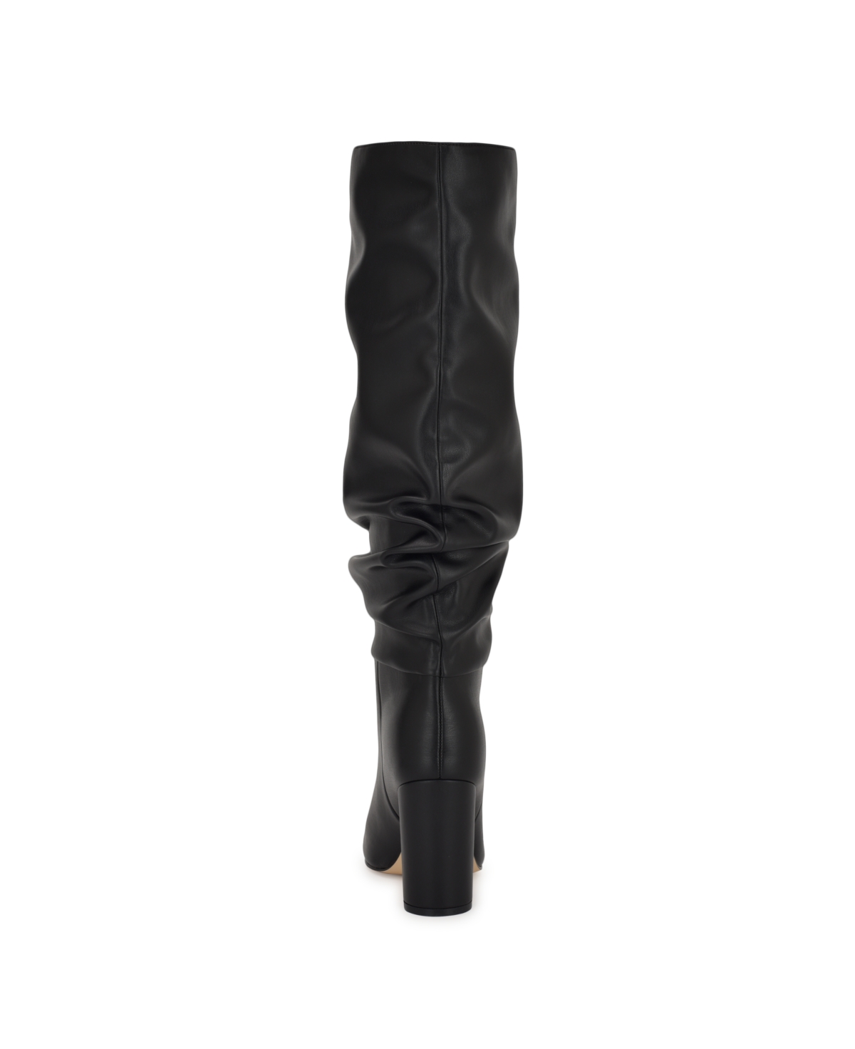 NINE WEST WOMEN'S MAGNETT BLOCK HEEL SLOUCHY KNEE HIGH BOOTS 