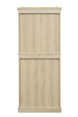 4-Door Cabinet with Drawer and Adjustable Shelves
