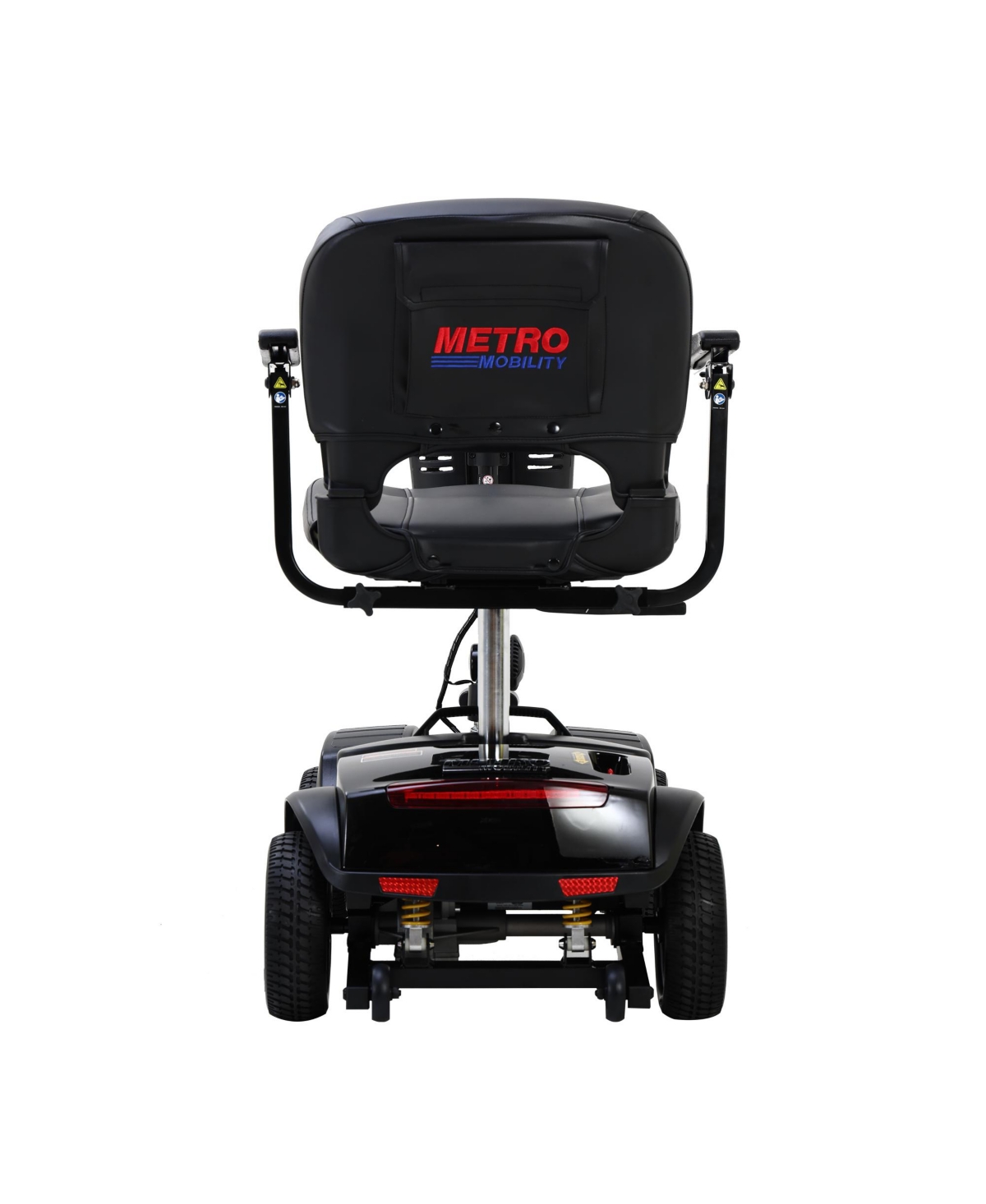 Streamdale Furniture Compact Travel Mobility Scooter: 300W Motor, 300lbs Capacity, Gloss Black