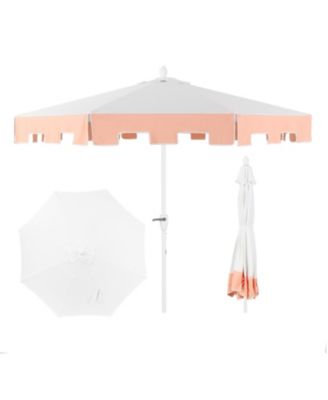 Baiona 9 ft Market Patio Umbrella, UV Protection, Auto-Tilt, Crank, and Wind Vent