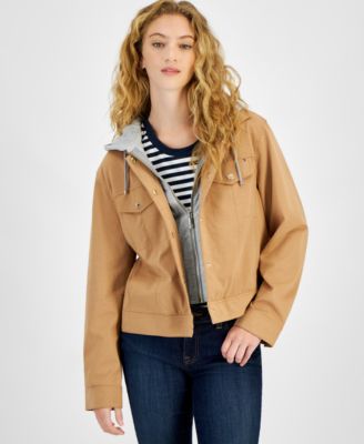 Macy's tommy hilfiger jacket womens best sale