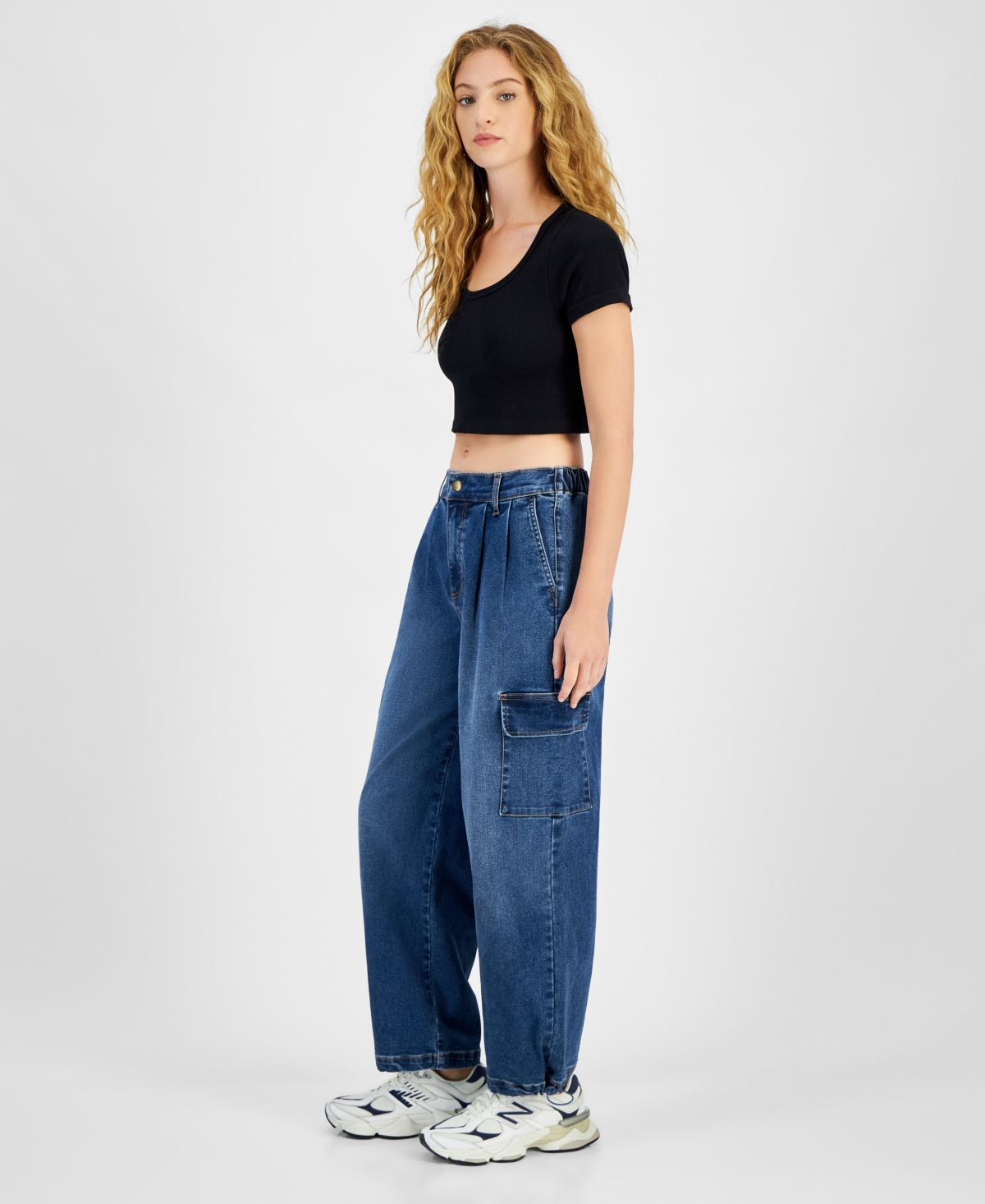 Celebrity Pink Juniors' Parachute Cargo Jeans