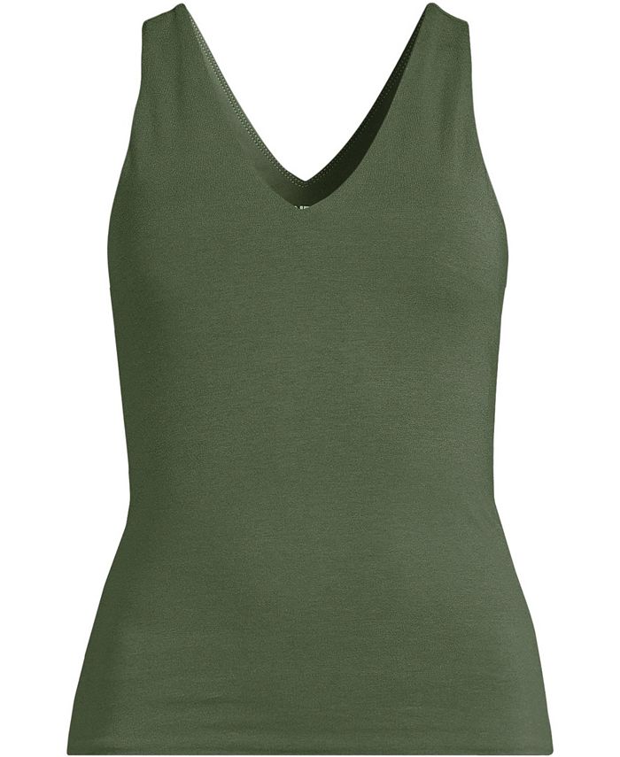 Lands' End Women's Slender Tank Top - Macy's