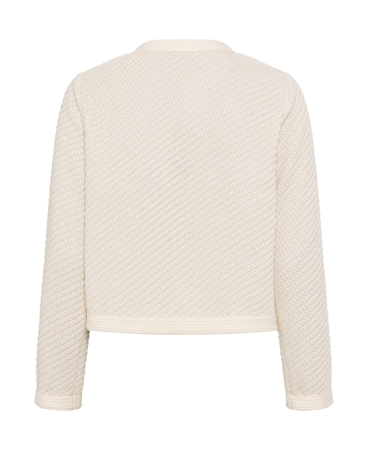Olsen Women's Stitch Open Front Knit Jacket