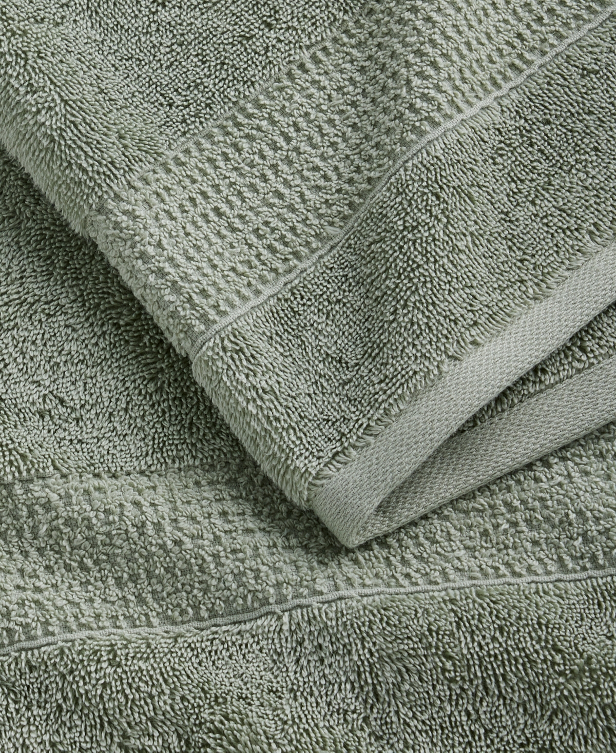 Oake Organic Cotton 2-pk. Hand Towel, Exclusively At Macy's In Eucalyptus