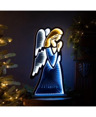 Angel Infinity Light 24.5"H Acrylic UL Plug Included