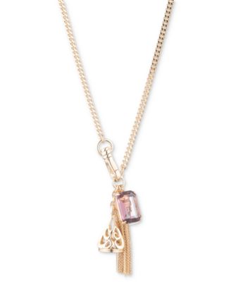The Lauren Multi Charm Scarf Necklace main image 1